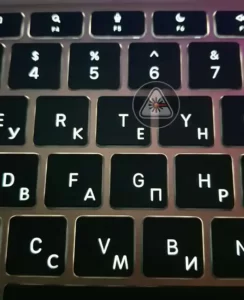 гравировка клавиатуры MAC